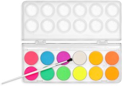 Ooly set d'aquarelles - aquarelles néon pour enfants et peinture créative