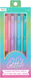 Ooly stylos gel pailletés set - fournitures colorées pour enfants