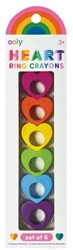 Ooly - Crayons en forme de cœur - Set de craies arc-en-ciel portables pour enfants