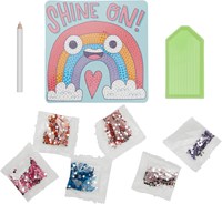 Ooly kit créatif mini art de gemmes Rad Rainbow arc-en-ciel scintillant-2
