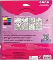 Ooly - Teintes pittoresques D.I.Y. Kit d'art aquarelle - Fleurs et jardins (ensemble de 17 pièces)-2