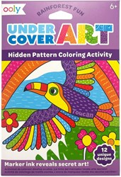 Ooly livre de coloriage motifs cachés forêt tropicale - activité créative