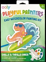 Ooly set de peinture aquarelle jouet - Playful Painters dinosaures à peindre