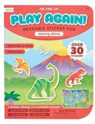 Ooly Play Again Mini On The Go Activity Kit Daring Dinos (en anglais)
