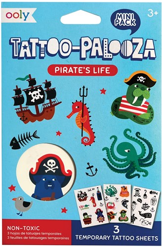 Ooly - Mini Tatouages ??Temporaires - La Vie du Pirate