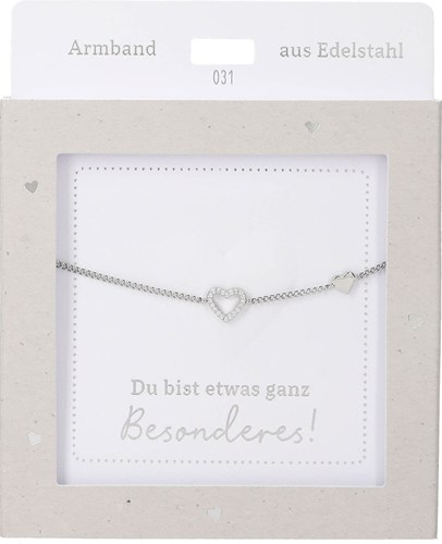 Depesche bracelet argent cœur amitié cadeau filles