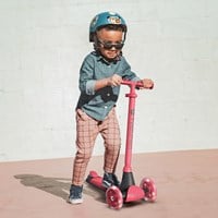 Yvolution Yglider Scooter à Trois Roues Kiwi Rouge-3