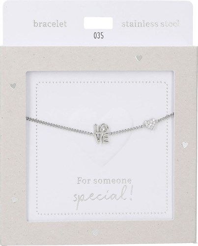 Depesche bracelet argent Heart of Gold Love bijoux femme
