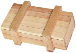 Goki boîte magique boîte-puzzle en bois avec ouverture secrète