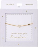 Depesche bracelet cœur or cadeau d'amitié pour filles