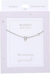 Depesche collier signe du zodiaque argent Scorpion bijou femme