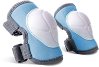 Yvolution protection contre les chutes bleu medium - set de protection enfants-2