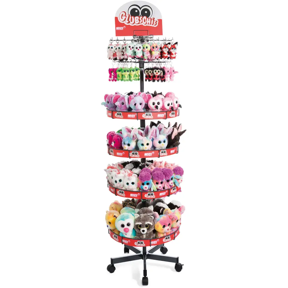 Nici meuble de rangement jouets avec 4 étagères et 2 poufs - organisateur