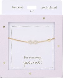 Depesche bracelet doré Infinity Heart of Gold bijou femme