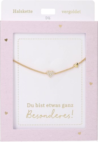 Depesche collier cœur or - bijou cadeau pour filles