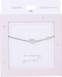 Depesche bracelet argenté - Heart of Gold bijou femme pendentif cœur