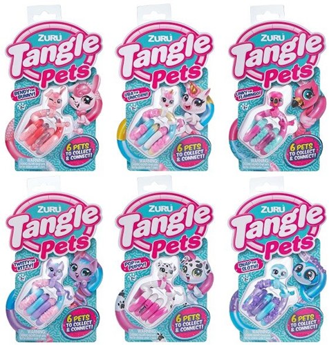 Tangle Pets Junior 6 Assorti