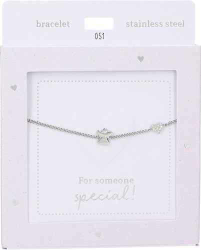 Depesche bracelet argent Heart of Gold - Angel - bijou femme