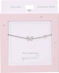 Depesche bracelet argent Heart of Gold papillon bijou femme