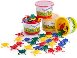 Viking Toys jeu de grenouilles jouet - 16 grenouilles colorées en seau
