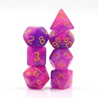 Foam Brain Games dés Briar Rose Aurora RPG set - jeu de rôle