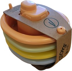 Viking Toys Ecoline - Set de 4 mini bateaux durables pour enfants