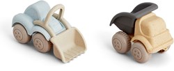 Viking Toys - Hearts Camion Benne et Pelleteuse Set - Jouet Écologique pour Enfants