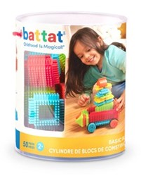Bristle Blocks jeu de construction - 50 pièces en seau - jouet créatif coloré