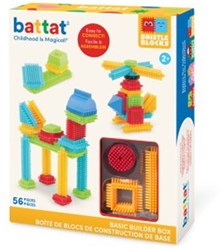 Bristle Blocks blocs de construction 56 pièces en boîte - jouet de construction coloré
