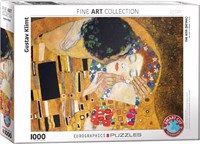Eurographics Le Baiser (détail) - Gustav Klimt (1000)
