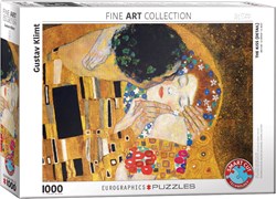 Eurographics Le Baiser (détail) - Gustav Klimt (1000)