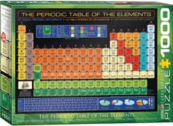 Puzzle Eurographics Le tableau périodique des éléments - 1000 pièces