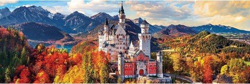 Eurographics puzzle Château de Neuschwanstein panorama Allemagne 1000 pièces-3