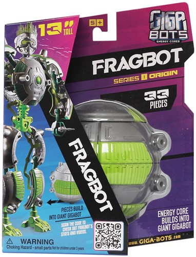 Energy Core figurine d'action Fragbot - Jouet de construction Gigabots 33 cm