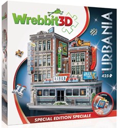 Wrebbit Puzzle 3D Retropolis Diner des années 50 jouet en carton