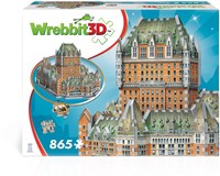 Wrebbit Puzzle 3D - Château Frontenac - 865 pièces - set de construction