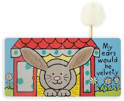 Jellycat livre pour enfants Bunny - livre tactile interactif 2x16x15cm-2
