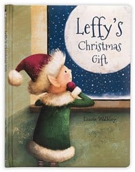 Jellycat Livre Cadeau de Noël de Leffy - 29x22cm