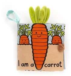 Jellycat Livre Carotte - 4x15x16cm