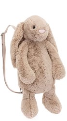 Sac à dos Jellycat Bashful Bunny Beige pour enfants - sac à câliner