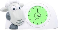 Zazu réveil éducatif Sam mouton veilleuse enfant gris LED