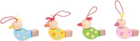 BigJigs sifflets à oiseaux en bois jouet coloré durable-2