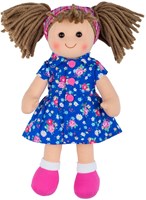 BigJigs poupée Hollie - poupée chiffon bébé 28 cm - peluche-2
