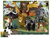 Crocodile Creek Maxi puzzle - 36 pièces - Les amis de la jungle-2