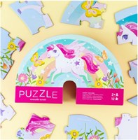 Crocodile Creek Mini Puzzle - 12 pièces - Licorne-2