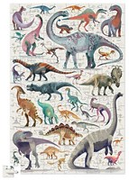 Crocodile Creek Puzzle boîte métal - 150 pièces - Le monde de dinosaures-2
