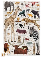 Crocodile Creek Puzzle boîte métal - 150 pièces - Les animaux d'afriques-2