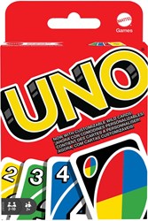 Mattel jeu de cartes UNO - jeu familial classique avec cartes wild