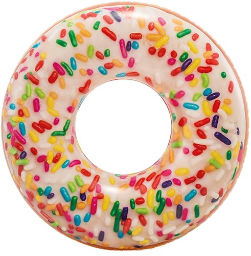 Intex bouée donut éclats 114 cm piscine plage amusement aquatique-2