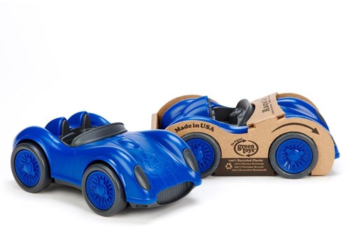 Green Toys voiture de course bleue jouet écologique-2